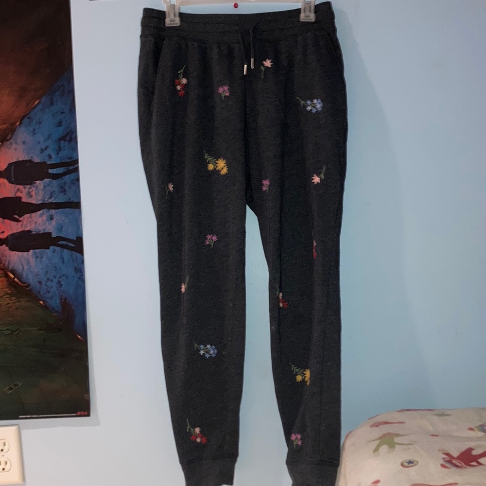 floral sweatpants